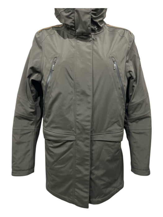 Parajumpers Size S Olive Green Polyamide Down Fill Solid Interior Pocket Jacket Olive Green / S
