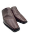 Brunello Cucinelli Shoe Size 38.5 Chocolate Brown & Gunmetal Leather Mules Chocolate Brown & Gunmetal / 38.5