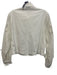 Peserico Size 40 White & Cream Cotton & Silk Long Sleeve Sheer Sleeve Blouse Top White & Cream / 40
