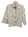 Akris Punto Size 4 White Cotton 3/4 Flare Sleeve 1/2 Zip Collar Top White / 4