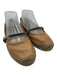 Brunello Cucinelli Shoe Size 37 Camel Brown Leather Rope sole Espadrille Camel Brown / 37