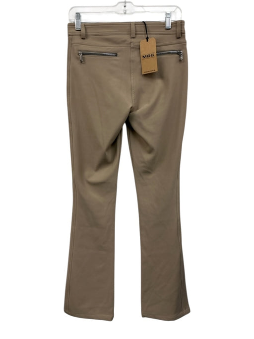 MDC Size 36 Khaki Beige Polyamide Blend Zip Detail Moto Button & Zip Fly Pants Khaki Beige / 36