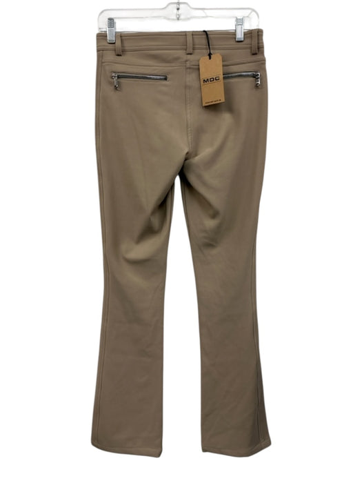 MDC Size 36 Khaki Beige Polyamide Blend Zip Detail Moto Button & Zip Fly Pants Khaki Beige / 36