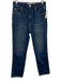 AMO Size 27 Medium Wash Cotton Blend Denim High Rise Button & Zip Fly Slim Jeans Medium Wash / 27