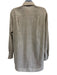 Lafayette 148 Size XXS Beige Wool, Silk, Linen Swarovski crystal Button Up Top Beige / XXS