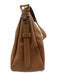 Prada Caramel Brown Leather Zip Top Logo Adjustable Strap Shoulder Bag Caramel Brown / Large
