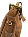 Prada Caramel Brown Leather Zip Top Logo Adjustable Strap Shoulder Bag Caramel Brown / Large