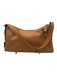 Prada Caramel Brown Leather Zip Top Logo Adjustable Strap Shoulder Bag Caramel Brown / Large