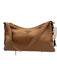 Prada Caramel Brown Leather Zip Top Logo Adjustable Strap Shoulder Bag Caramel Brown / Large