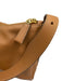 Prada Caramel Brown Leather Zip Top Logo Adjustable Strap Shoulder Bag Caramel Brown / Large