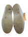 AGL Shoe Size 38 White Leather Upper Perforated Grosgrain Laces Low Top Sneakers White / 38