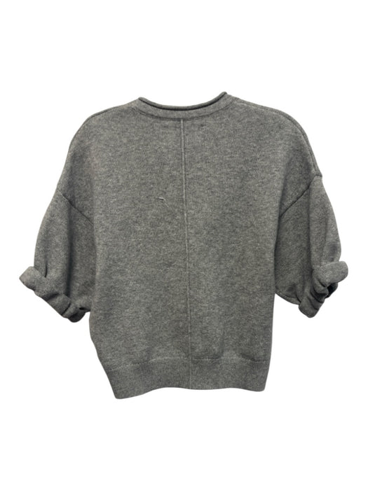 Brochu Walker Size XS Gray Wool Blend Heathered Knit Rolled Neck Sweater Gray / XS