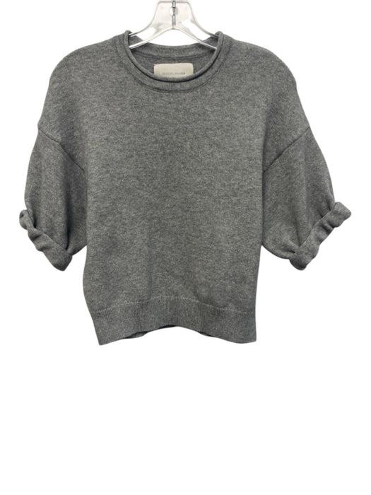 Brochu Walker Size XS Gray Wool Blend Heathered Knit Rolled Neck Sweater Gray / XS