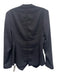 Karolina Zmarlak Size 4/S Navy Blue Polyester Blend High Waist Back Zip Pant Set Navy Blue / 4/S