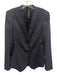 Karolina Zmarlak Size 4/S Navy Blue Polyester Blend High Waist Back Zip Pant Set Navy Blue / 4/S