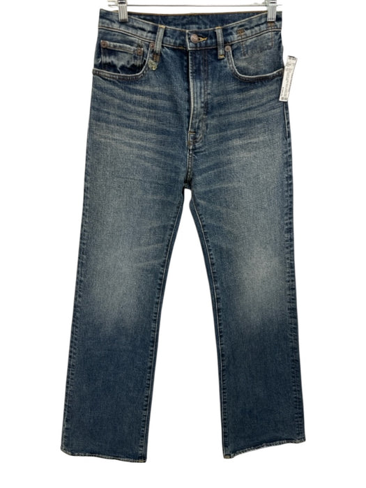 R13 Size 27 Medium Wash Cotton Blend Denim High Rise Button & Zip Fly Jeans Medium Wash / 27