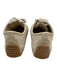 Givenchy Shoe Size 6.5 Beige Textile & Leather Upper Mesh Suede Detail Sneakers Beige / 6.5