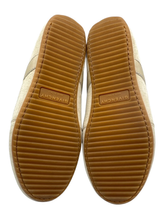 Givenchy Shoe Size 6.5 Beige Textile & Leather Upper Mesh Suede Detail Sneakers Beige / 6.5