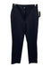 G/Fore Size 2 Navy Polyester Zip Fly Golf Trouser Straight Pants Navy / 2