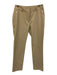 Daily Sports Size 4 Tan Polyester Zip Fly Golf Mid Rise Trouser Pants Tan / 4