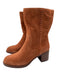 Vince Camuto Shoe Size 10 Brown Suede Calf High Round Toe Block Heel Boots Brown / 10