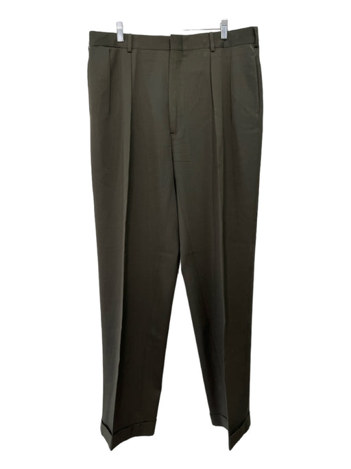 Polo Size Est XL Dark Green Solid Zip Fly front pocket Men's Pants Est XL