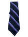 Paul Stuart Pink & Navy Print Silk Striped Men's Tie