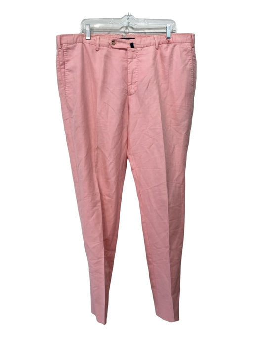 Incotex Size 40 Pink Solid Zip Fly Men's Pants 40