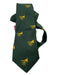 H Stockton Green & Yellow Silk Trumpet Men's Ties