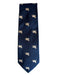 J Press Blue & Multi Silk Birds Men's Tie Blue & Multi