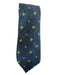 David Cenci Gray & Yellow Wool Blend Floral Men's Ties Gray & Yellow