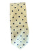 Brooks Brothers Off White & Blue Silk Dots Men's Ties Off White & Blue