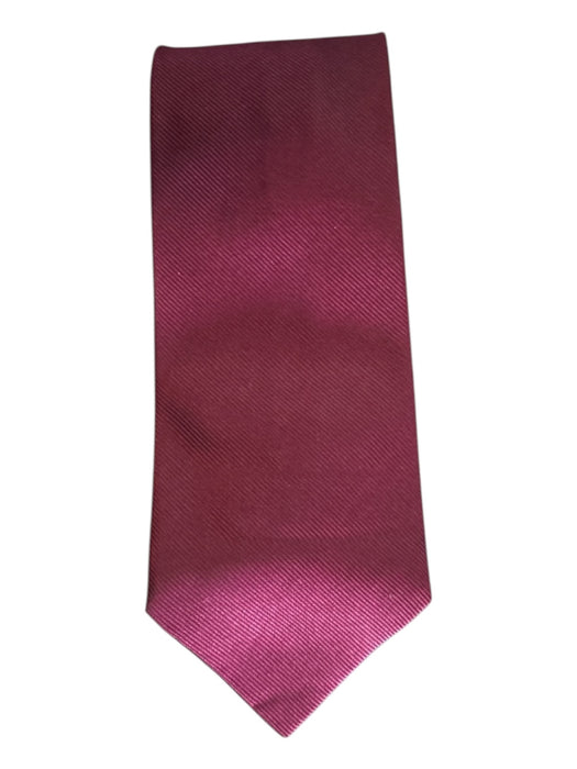 Charvet Burgundy Silk Men's Ties Burgundy