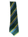 Drakes Green, Blue, Yellow Silk Striped Men's Tie Green, Blue, Yellow
