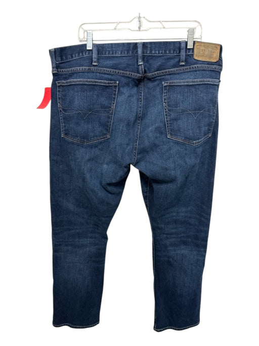 Polo Size 40 medium dark wash Cotton Blend Solid Jean Men's Pants medium dark wash / 40