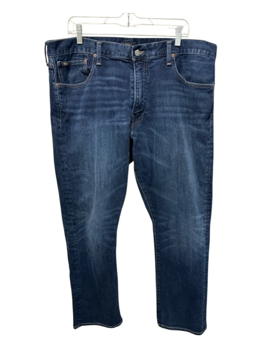 Polo Size 40 medium dark wash Cotton Blend Solid Jean Men's Pants medium dark wash / 40