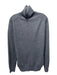 Reiss Size L Gray Wool Solid Turtleneck Men's Sweater Gray / L