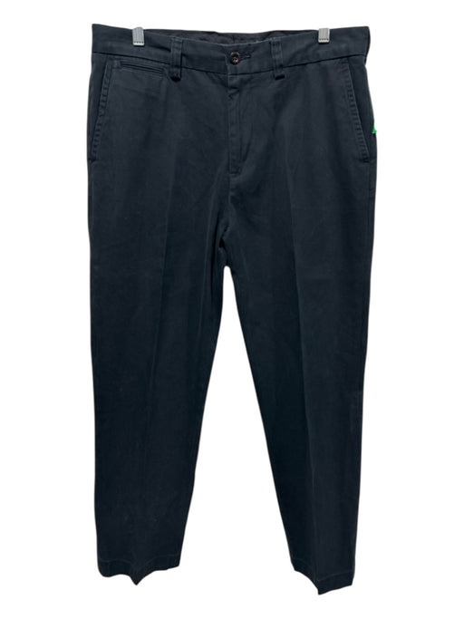 Polo Size 34 Black Cotton Solid Zip Fly Men's Pants Black / 34