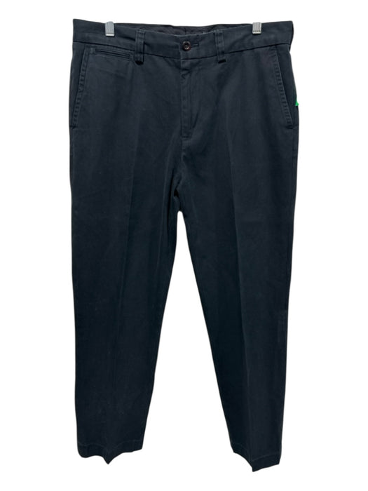 Polo Size 34 Black Cotton Solid Zip Fly Men's Pants Black / 34