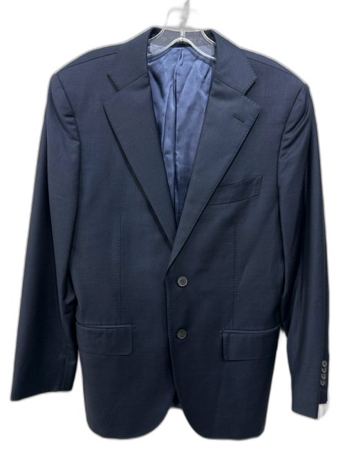 Suitsupply Navy Blue Wool 2 Button Men's Blazer Navy Blue / 38