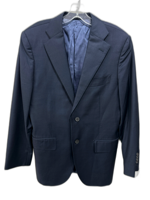 Suitsupply Navy Blue Wool 2 Button Men's Blazer Navy Blue / 38