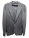 Saks Fifth Ave Gray Wool Solid 2 Button Men's Blazer Gray / M