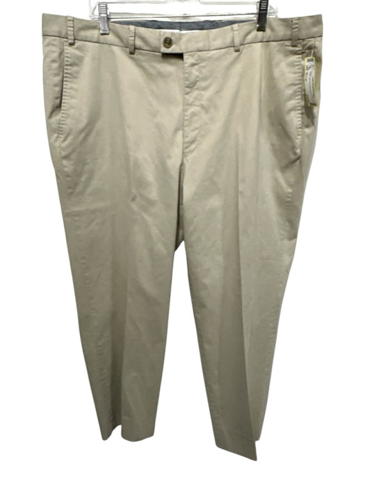 Hiltl Size Est 40 Beige Solid Men's Pants Beige / Est 40