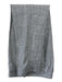 No Brand Gray & Beige Print Linen Stripe Side Tabs Double Breasted Men's Suit Gray & Beige Print / Est 42