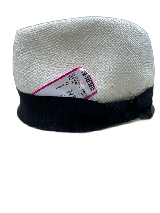 El Galpon White Straw Fedora Men's Hat White