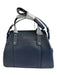 Radley London Navy Blue Leather Shoulder & Crossbody Silver Hardware Bag Navy Blue