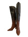 Vince Camuto Shoe Size 8.5 Brown Leather Ombre Pointed Toe Heeled Side Zip Shoes Brown / 8.5