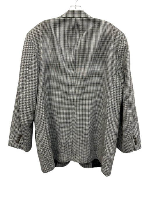 H Stockton Gray & Multi-Color Plaid 2 Button Men's Blazer Gray & Multi-Color / 44L