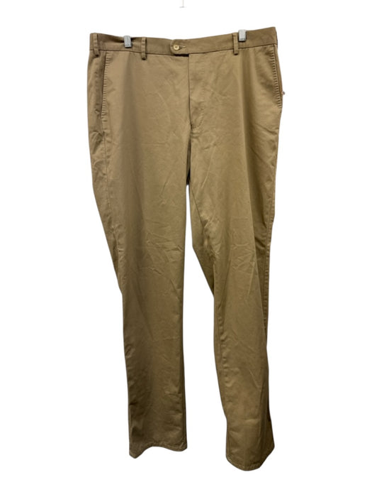 Peter Millar Size 38 Beige Cotton Solid Men's Pants Beige / 38