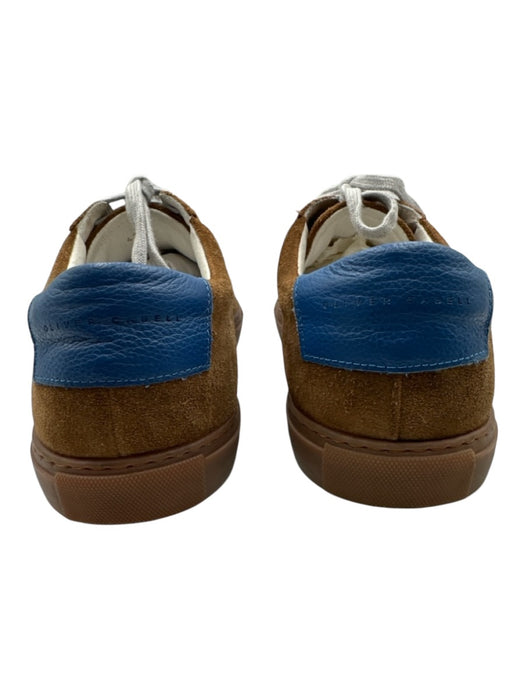Oliver Cabell Shoe Size 43 Brown & Blue Suede Solid Low Top Men's Shoes Brown & Blue / 43